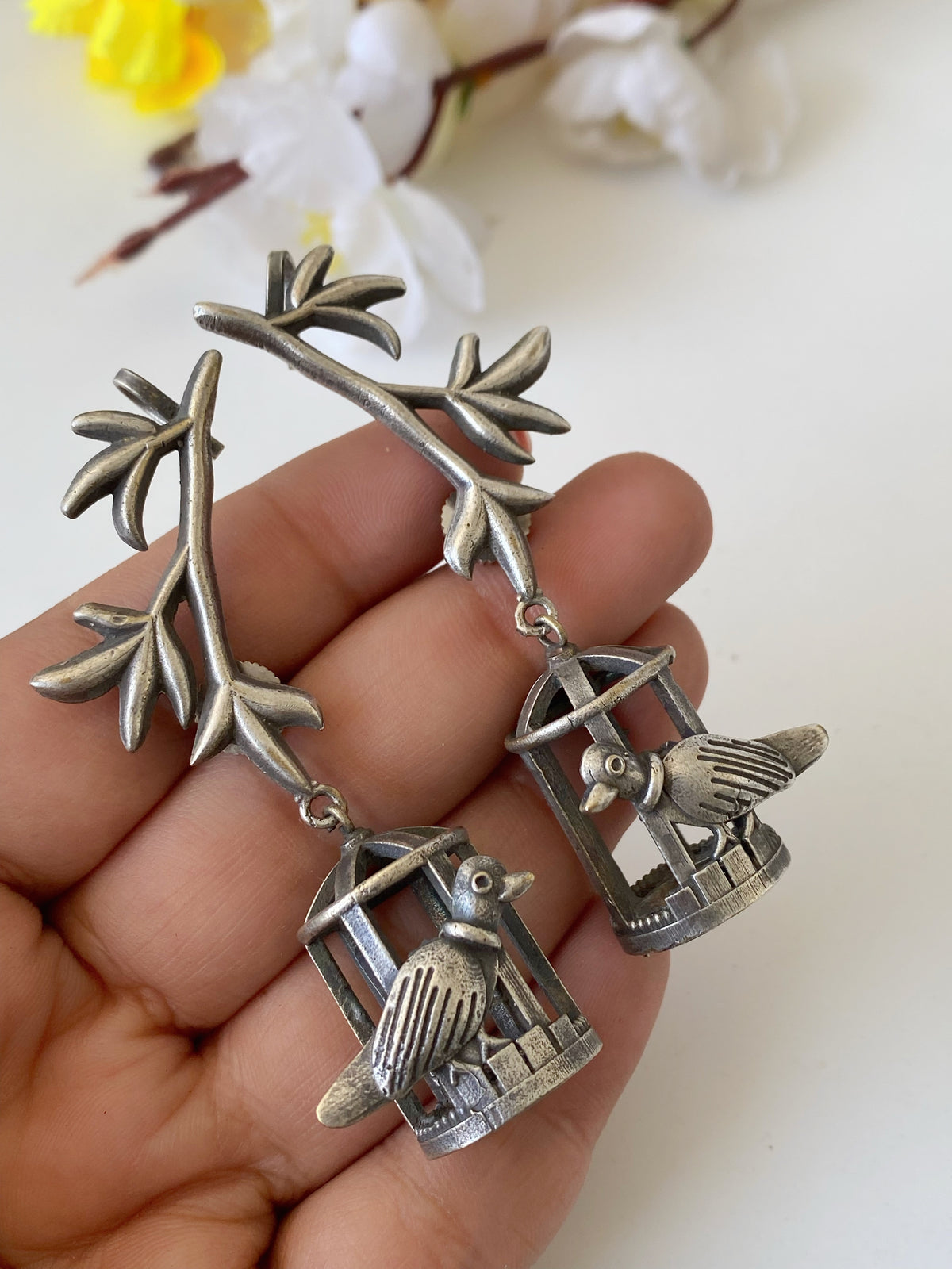 PAKHI PINJRA CUFF EARRINGS