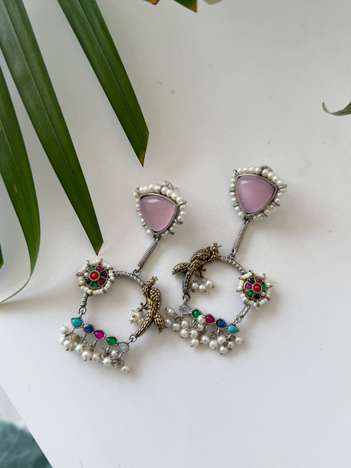 PARIZAAD DUAL TONE EARRINGS