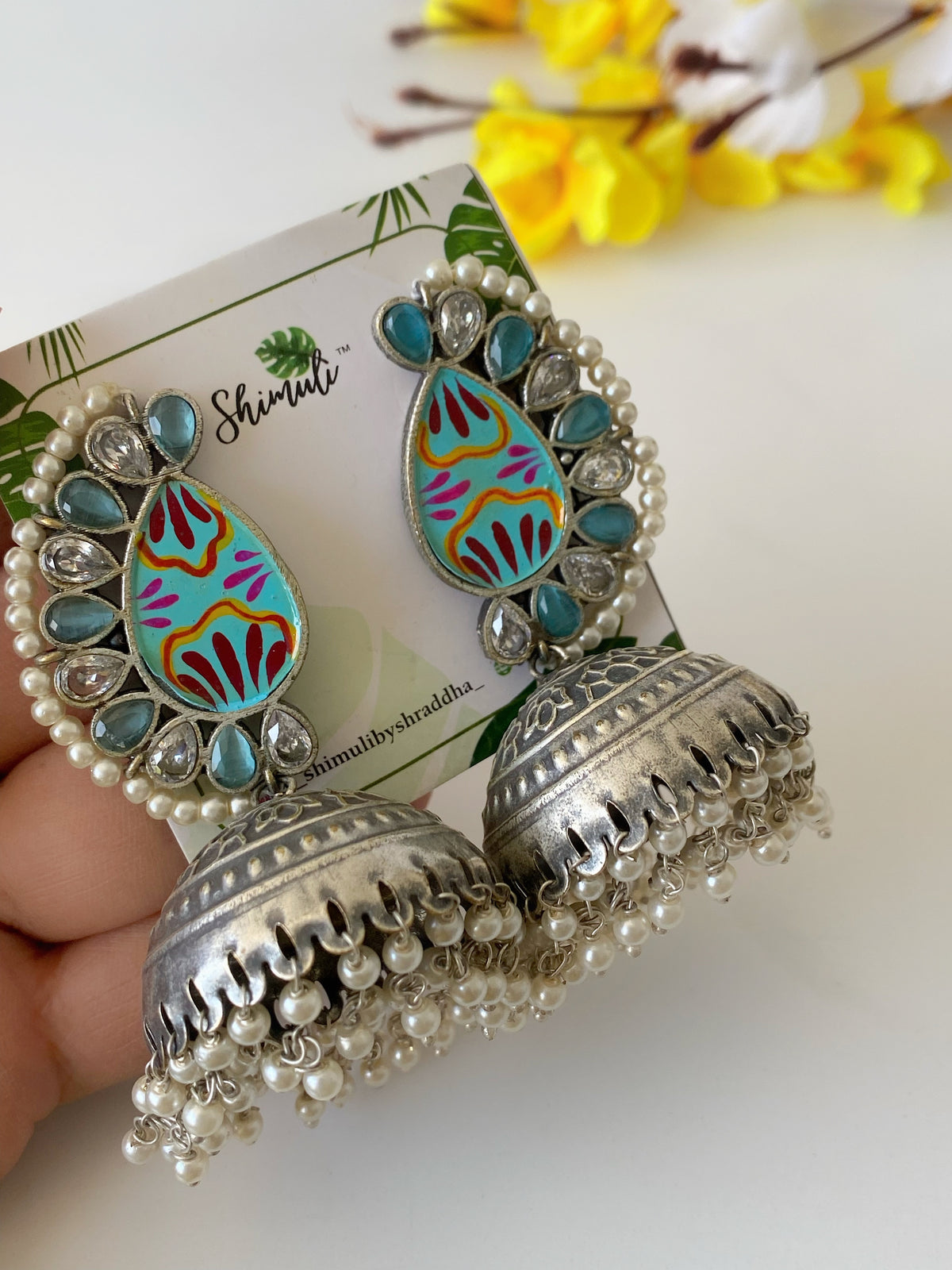 KUMUD MEENAKARI JHUMKA