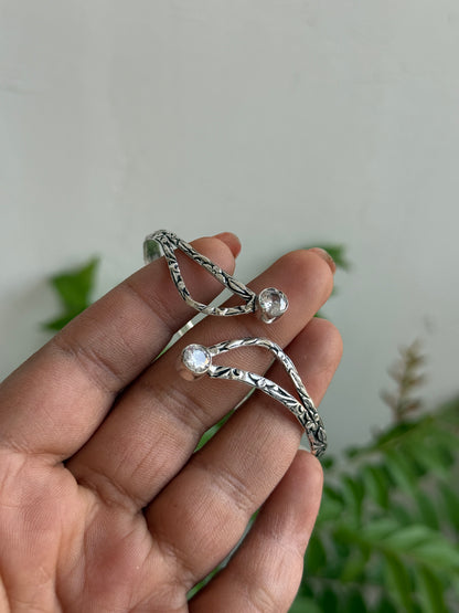 GERMAN SILVER STONE BRACELET