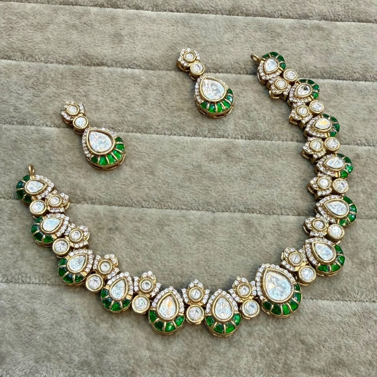 MOISSANITE KEMP NECKLACE SET