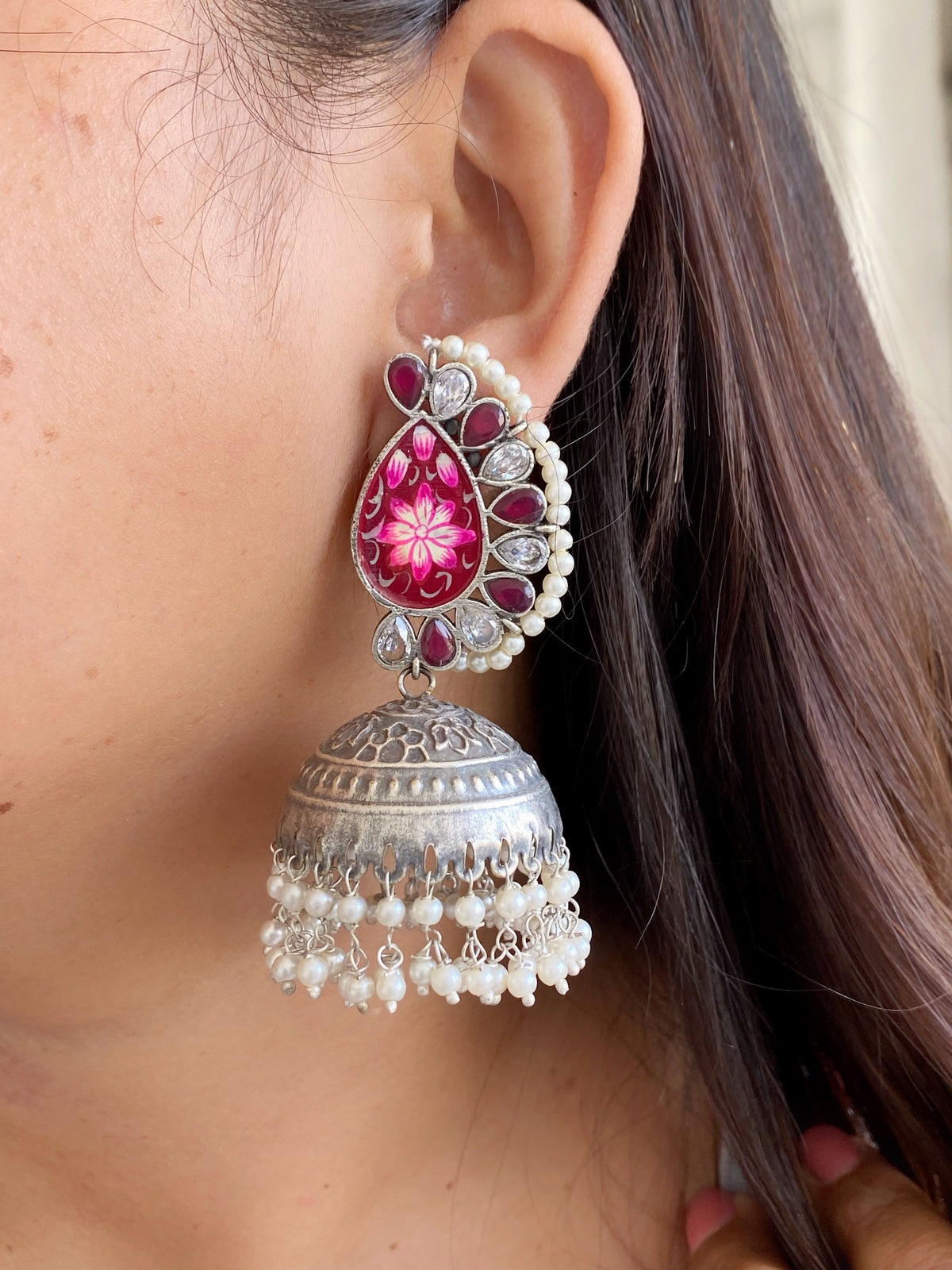 KUMUD MEENAKARI JHUMKA