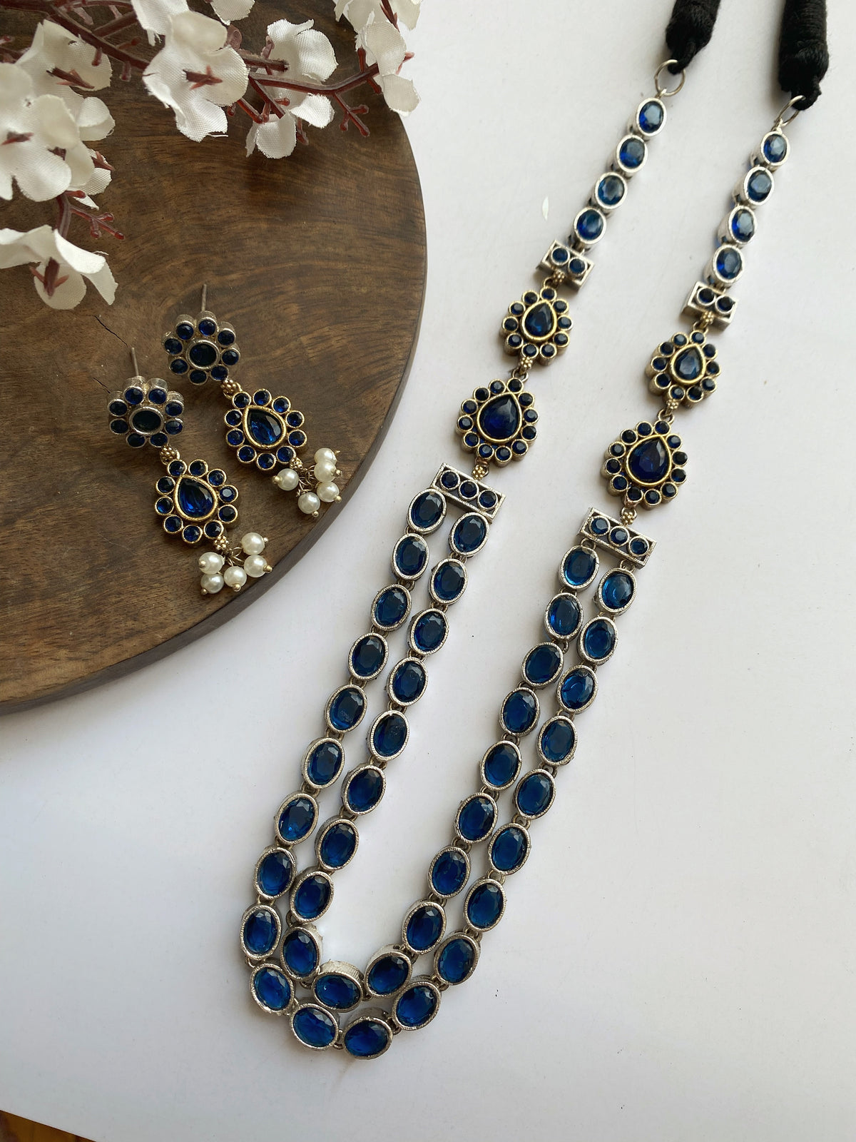 MADHAVI DOUBLE LAYERED NECKLACE SET