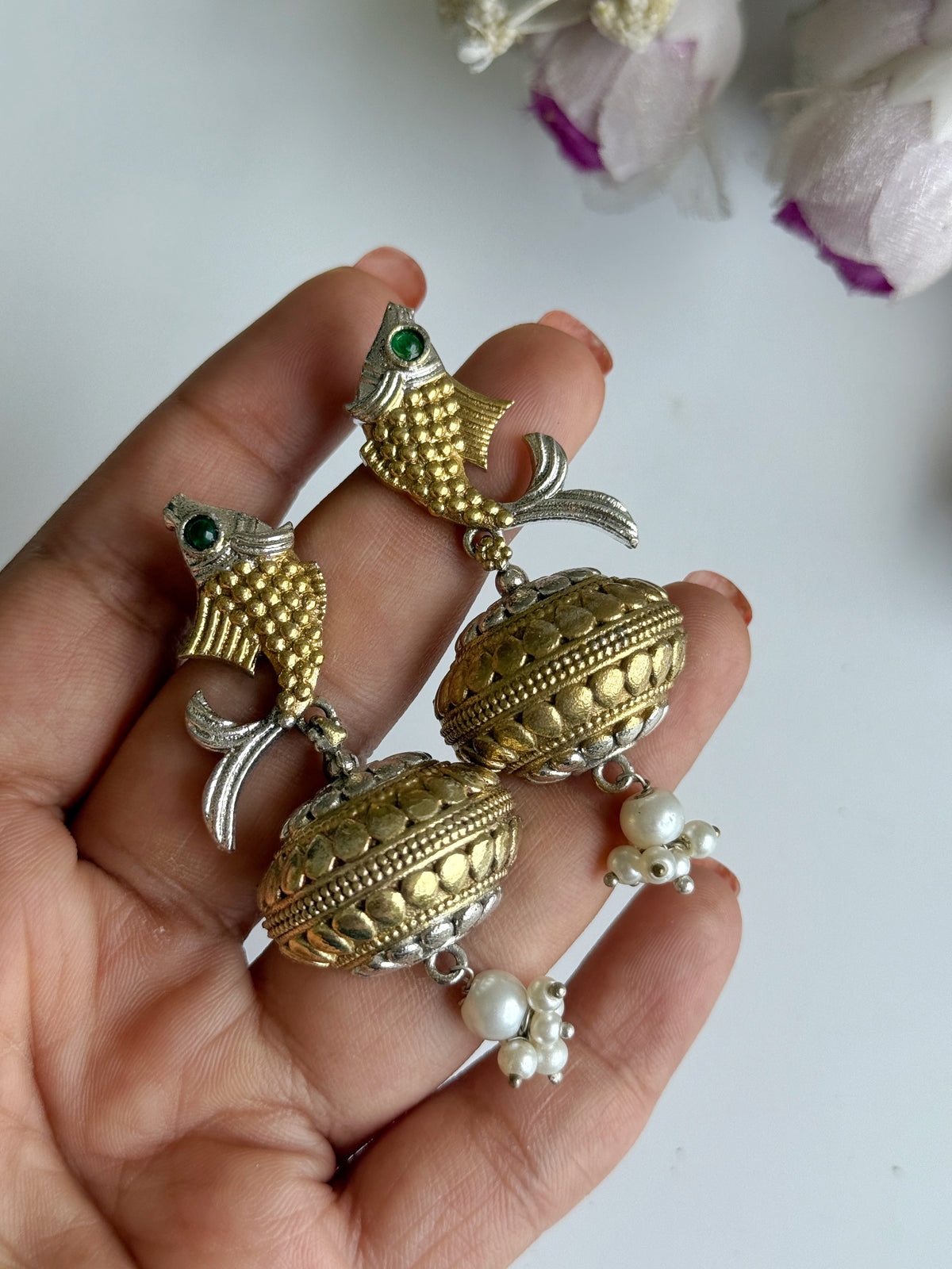 MEGHNA DUAL TONE JHUMKA
