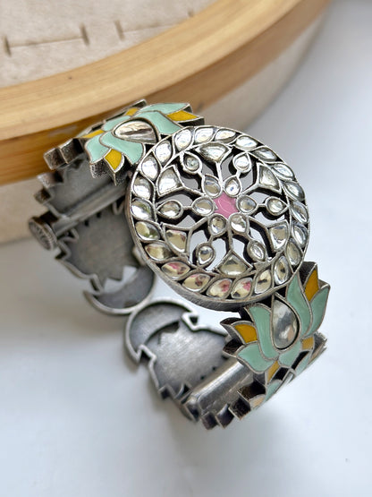 VRINDA MEENAKARI KUNDAN BANGLES
