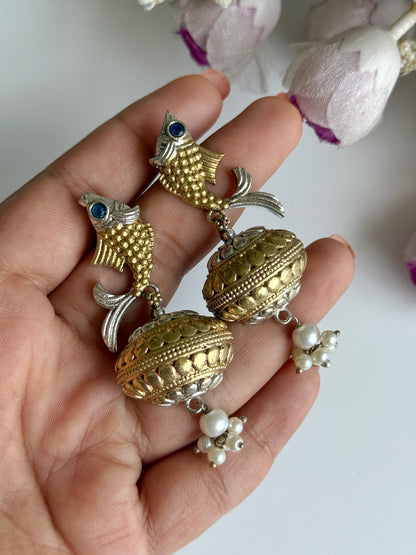 MEGHNA DUAL TONE JHUMKA