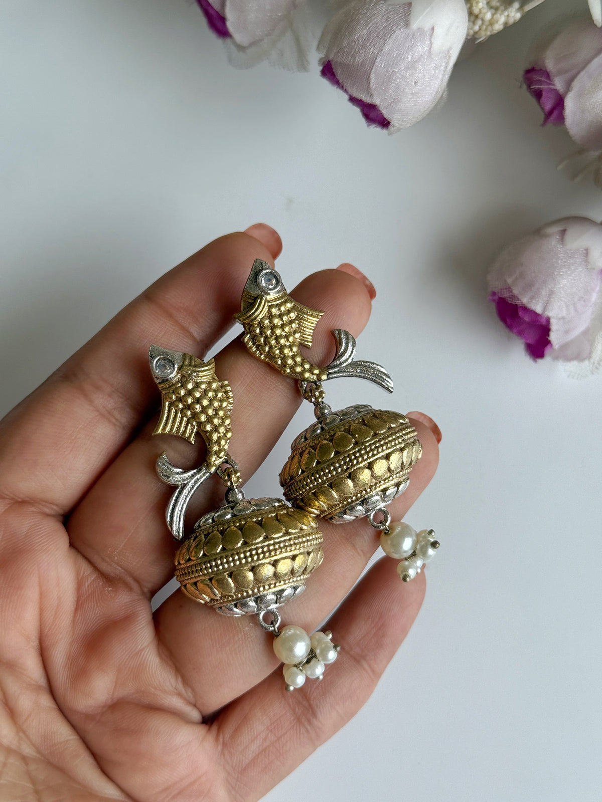 MEGHNA DUAL TONE JHUMKA