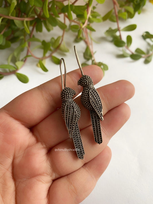 SILVERLOOKALIKE BIRD HOOKS