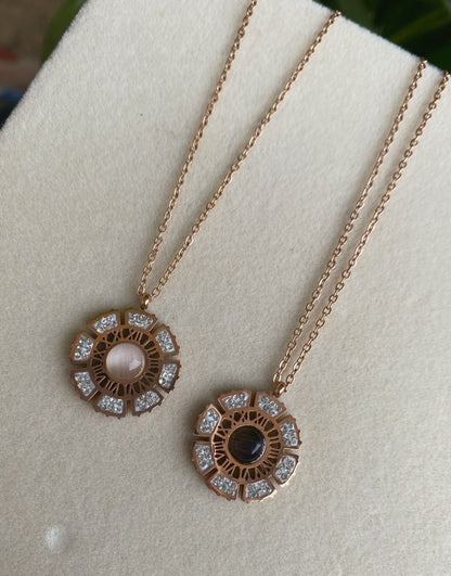 FLOWER NECKLACE SET
