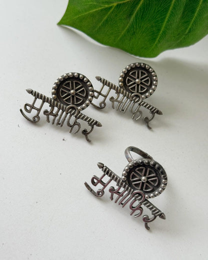 MUSAFIR STUDS AND RING COMBO