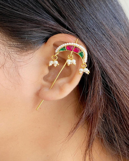 KASHI CUFF PIN EARRINGS
