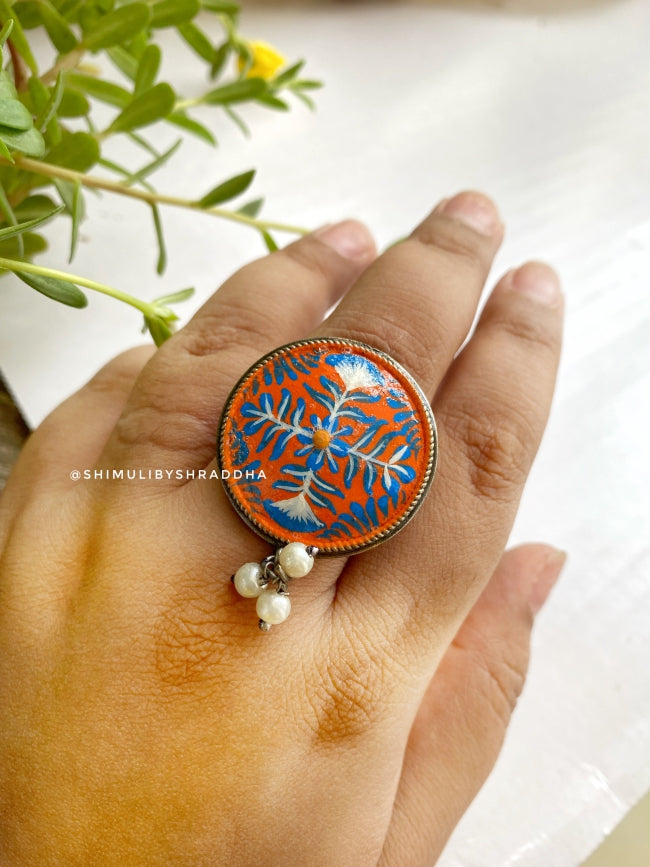 TEJIKA MEENAKARI ADJUSTABLE RINGS