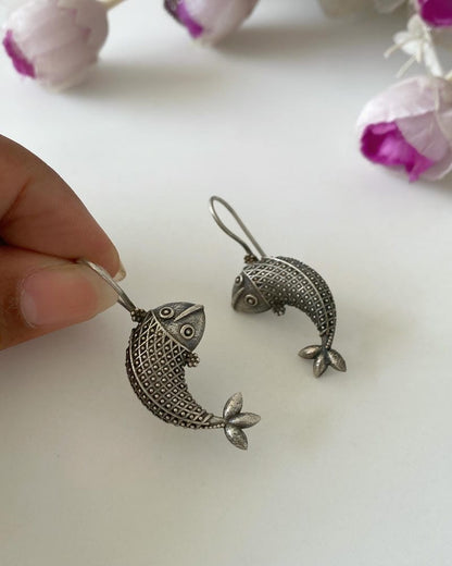 SILVERLOOKALIKE EARRINGS