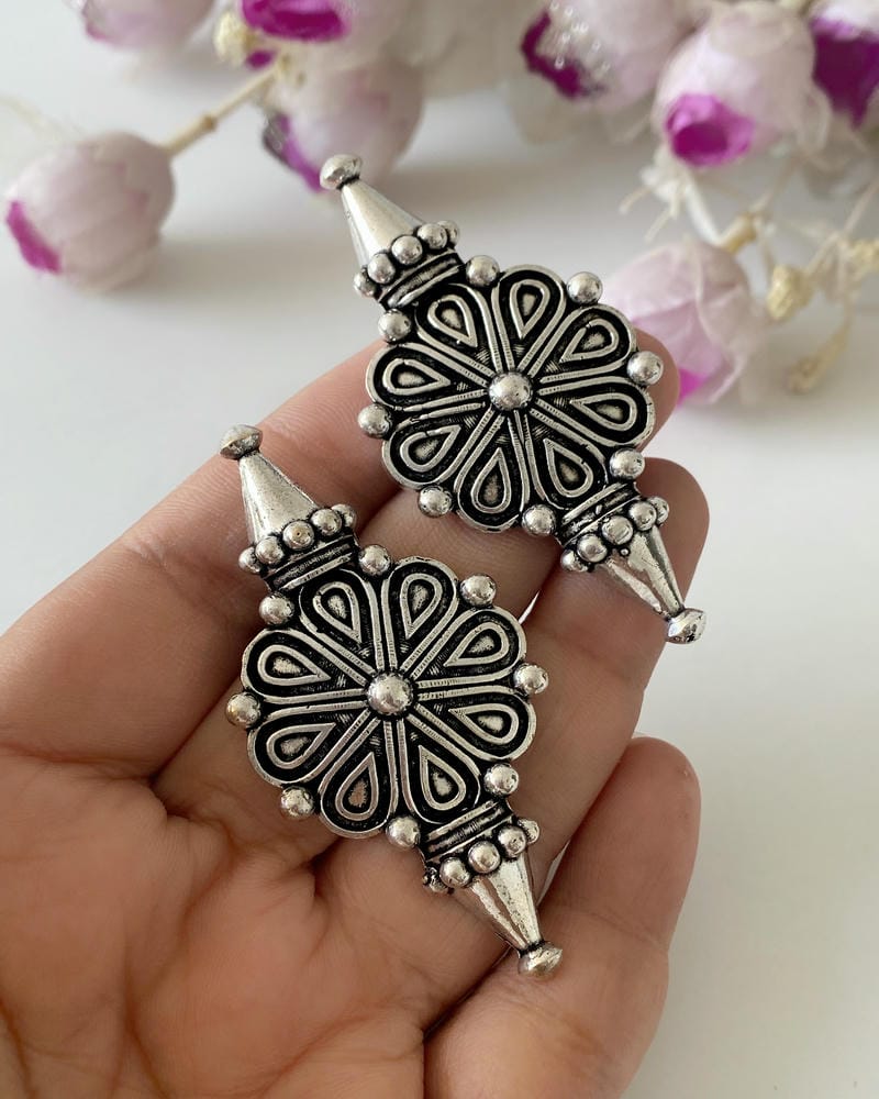 SILVERLOOKALIKE EARRINGS