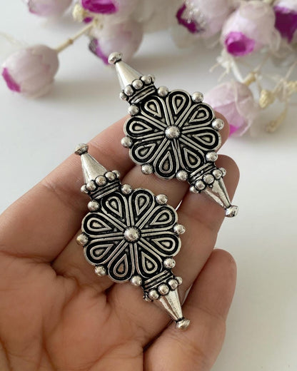 SILVERLOOKALIKE EARRINGS
