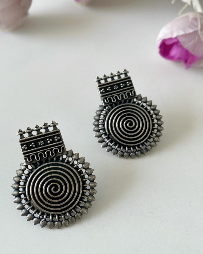 SILVERLOOKALIKE EARRINGS