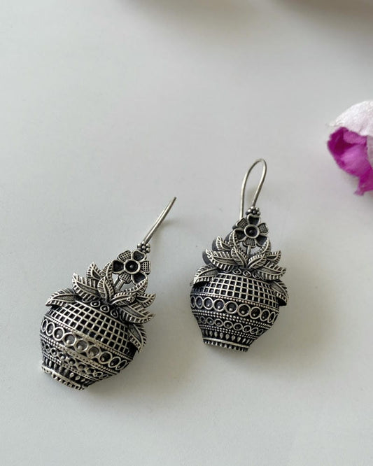 SILVERLOOKALIKE EARRINGS