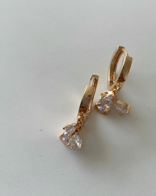 TEAR DROP MINI HOOPS