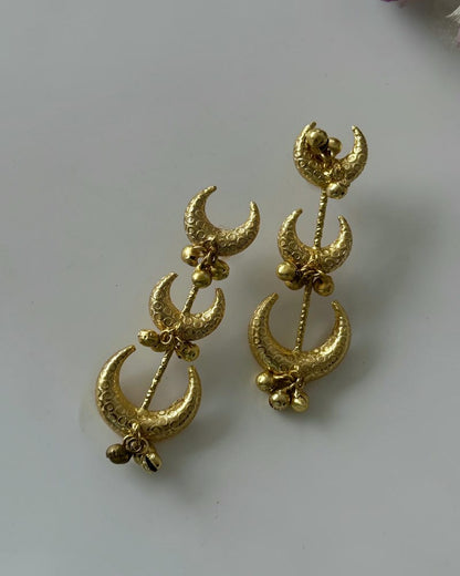 BRASS GHUNGHAROO EARRINGS