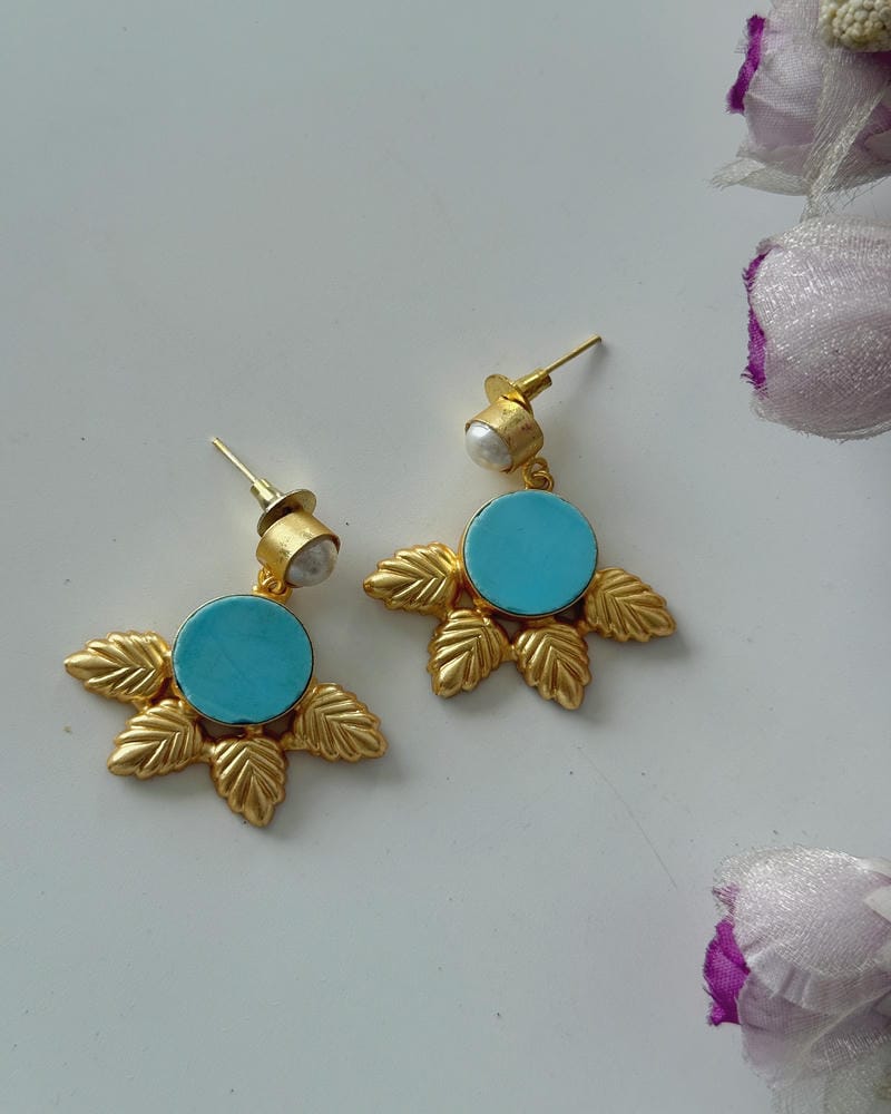 BRASS FLOWER DANGLERS